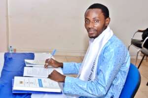 With his thesis after the defense - a milestone