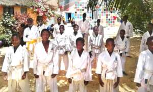 New students at morning class in MDG's center