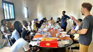 Maxim presents the campaign plan to the team