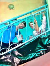 Robbie and Alicia renew the stairwells
