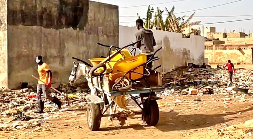 Delivery of tools to begin work