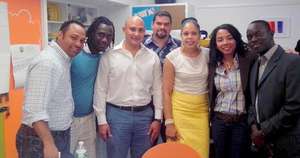 With a group of Ford Fellows at PS96
