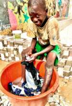 Uli helped in the mornings with laundry & hygiene