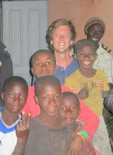 With Issa and Swedish volunteer Oscar in 2013