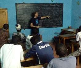Steven teaching a senior talibe class