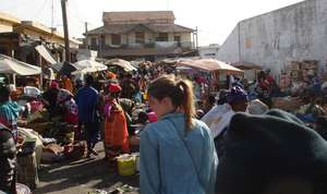 In the market, MDG's orginal site in background