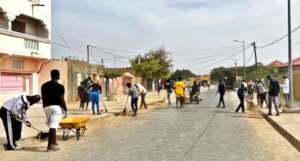 The community is mobilized for the clean-up