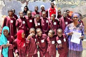 Surrounded by his Yaakaar program classmates