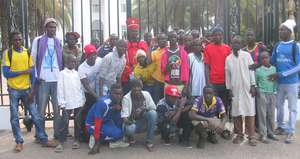 At the presidential palace, Dakar