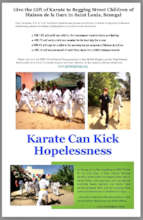 Fundraising flyer used at WKC World Championships