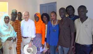 Ambassador Zumwalt with MDG team members