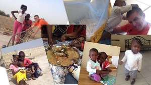 Scenes from Steven's life with the Diouf family