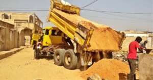 Many tons of sand are required