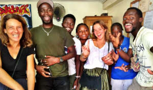 A moment of celebration with MDG staff members