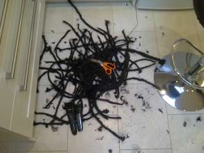 Lost dreads, worth MUCH more than 5 pounds each!