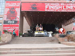 Successful arrival in Ulaanbaatar, 16,000 km later