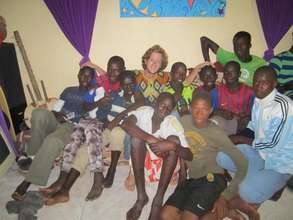 Oscar Kvamme with talibe children
