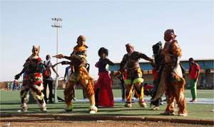 Amazing entertainment at the championship match