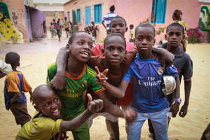 All kids love to pose for the camera!