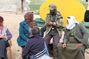 Chat with locals in the Jordan Valley