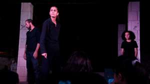 Freedom Bus performance in Hebron