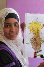 Children in Khan al Ahmar preparing
