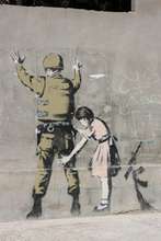 Banksy Graffiti on the Wall