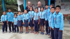 Deaf and mute Kids at  the special school.