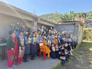 School stationery plus jumper distribution