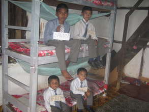 The boys in  their beds