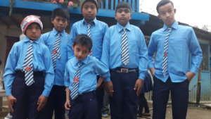 Boys at the  special school