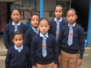 Girls kids at  the orphanage