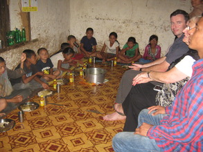 The kids celebrated Dashain Festival
