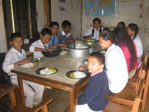 Kids having Lunch