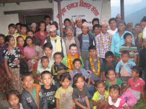 People welcomed   our kids in Yaphu