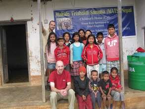 MAST guests visiting the orphanage
