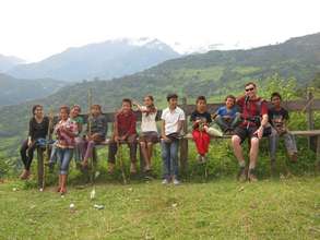 Michael enjoyed short trek with  the kids