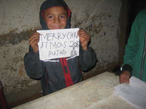 The little kid Pujan  Khadka