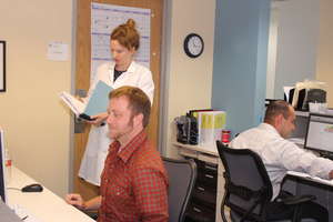 ARA staff in the clinic