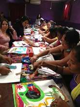 During Art Therapy Training