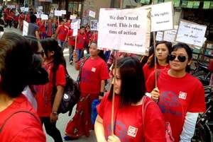 raising voices against women violence....