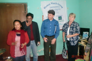 International visitor in Network meeting