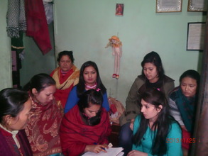 While saving mony in cooperative from the group