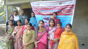 Women's tailoring co-op in south Bengal