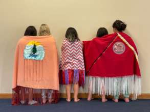 Passamaquoddy Youth Ctr Shawl Dance in Maine