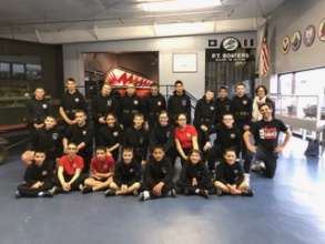 Instructor Henry with the Young Marines