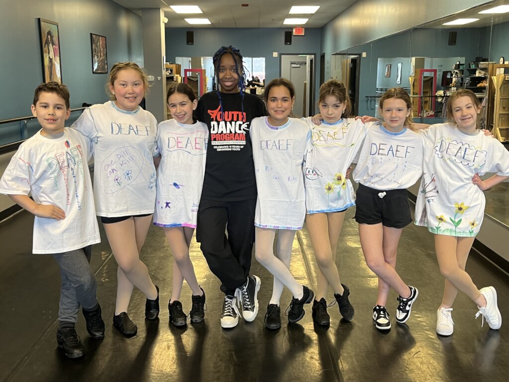 DEAEF YDP students at Granite State Dance Center