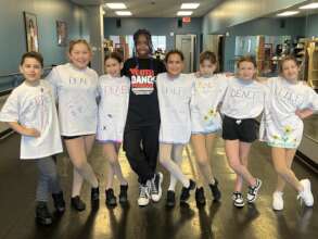 DEAEF YDP students at Granite State Dance Center