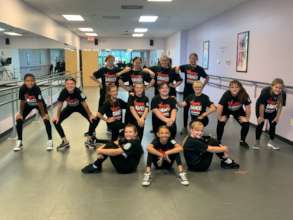 Dancers at Granite State Dance Ctr. strike a pose