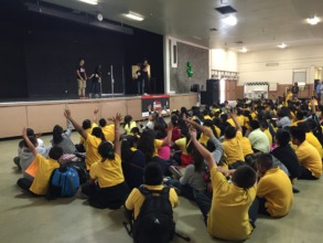 Kids engage in YDP/DEA assembly